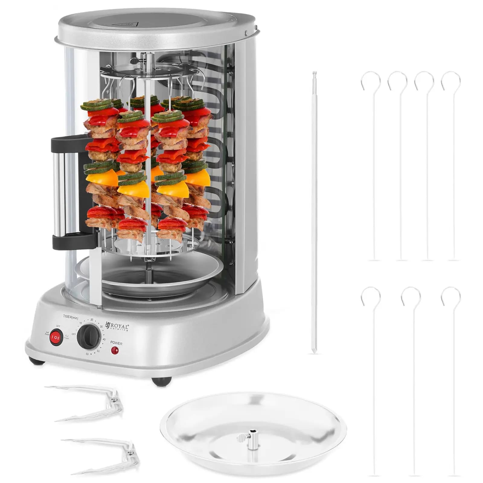 Vertikalgrill 3-in-1 1.500 W 21 L -  by Royal Catering