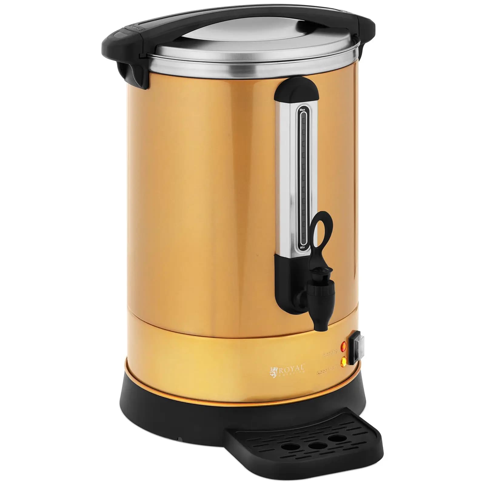 Gastro Filterkaffeemaschine 14 L Royal Catering Goldfarben - Kaffeestationen by