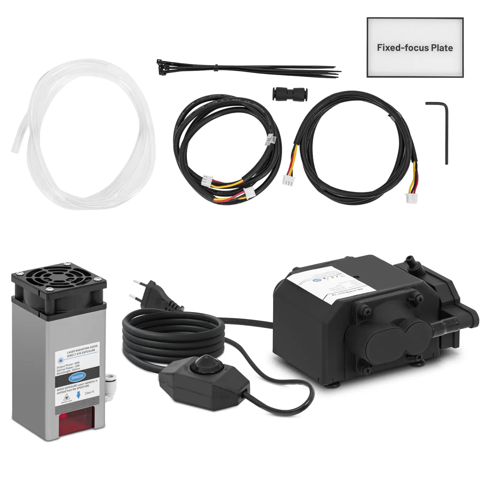 Air Assist Laser mit Fixfokusplatte 10 W 27 L/min für Laserschnitt / Lasergravur - Produktionsgeräte by Steinberg