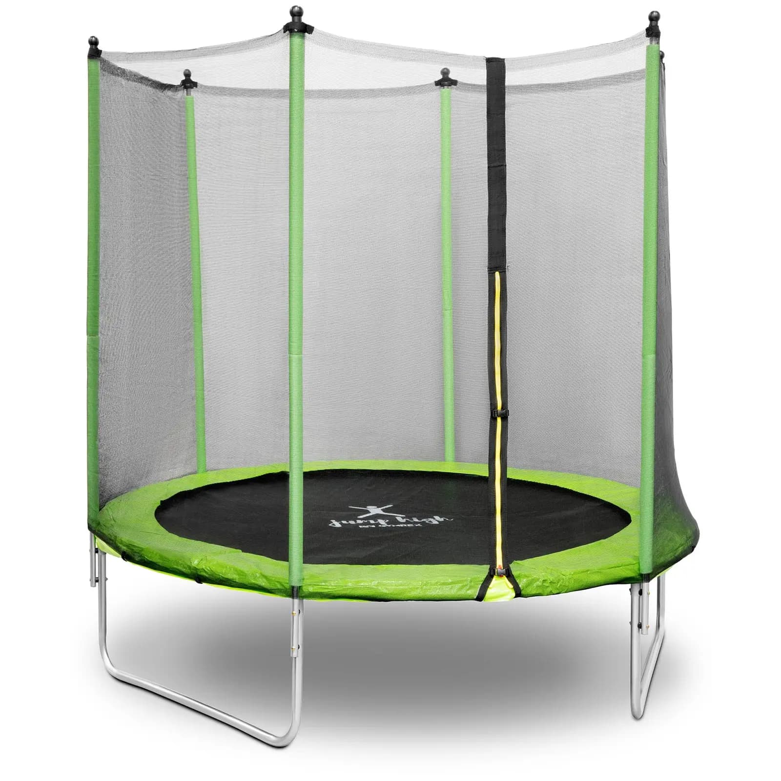 B-ware Gartentrampolin Ø 244 x 180 cm 80 kg Netz Schwarz/grün - B-ware Sport & Freizeit by Gymrex