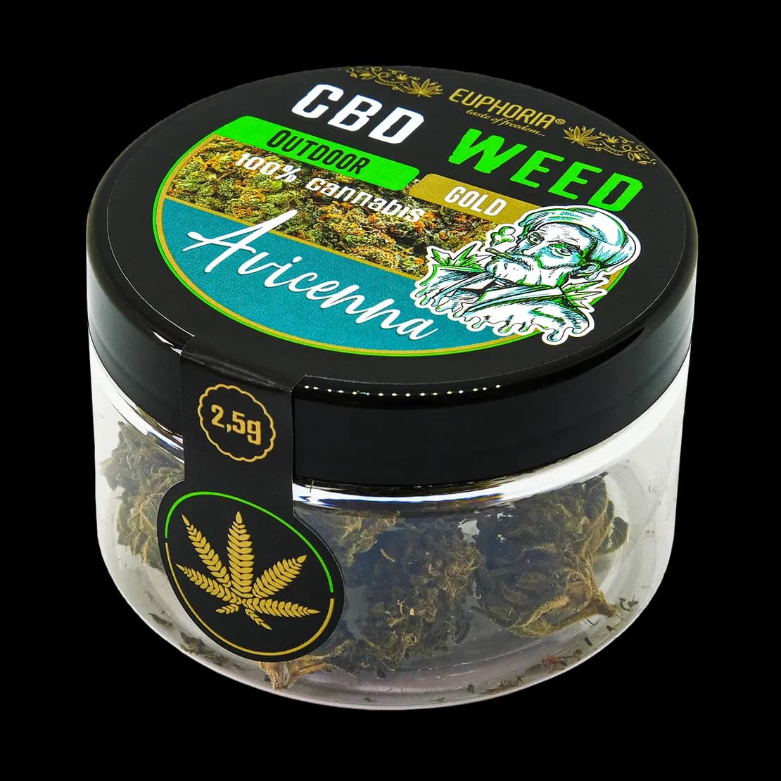 Euphoria CBD Weed Gold Avicenna - 2,5 g