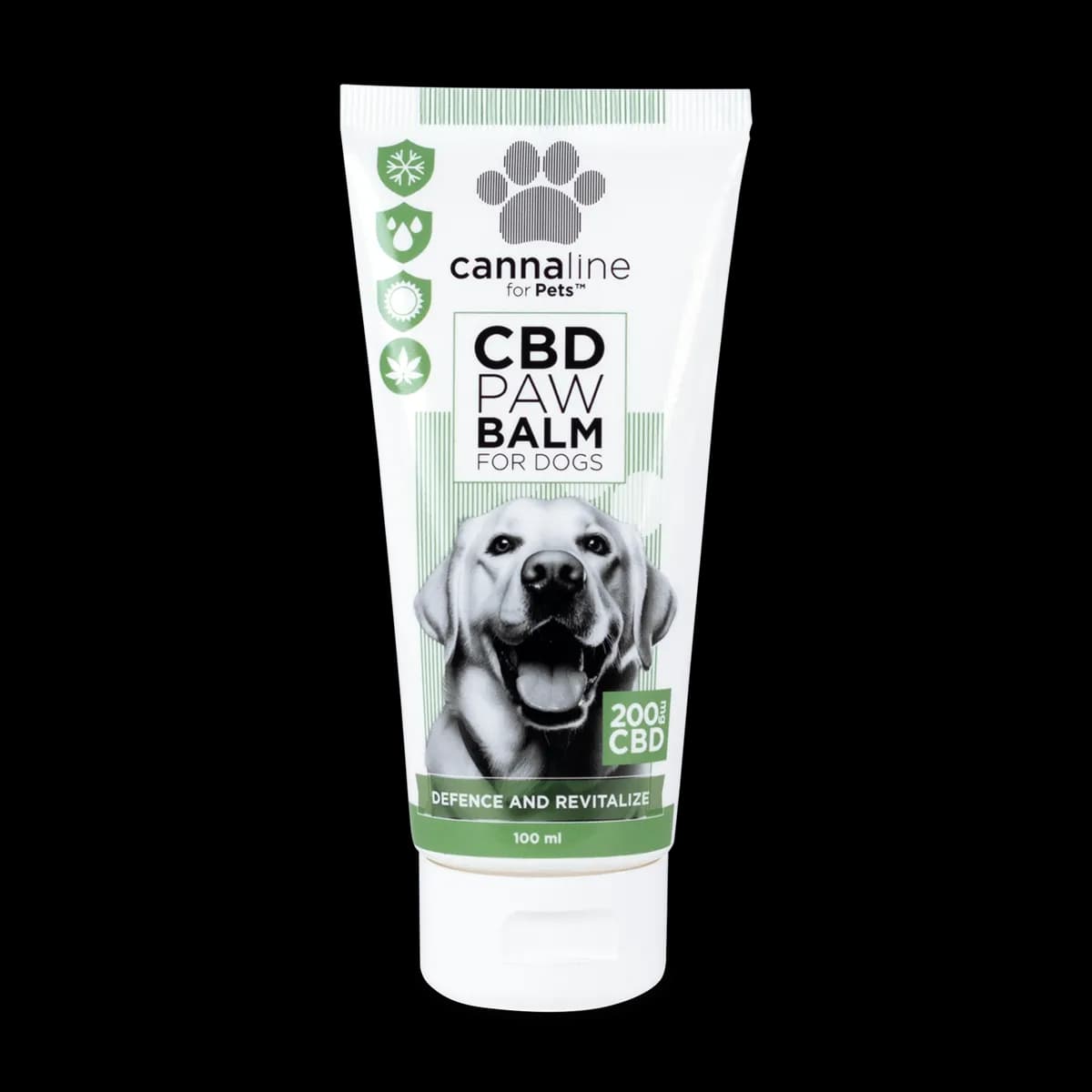 Cannaline CBD Pfotenbalsam für Hunde, CBD 200 mg, 100 ml