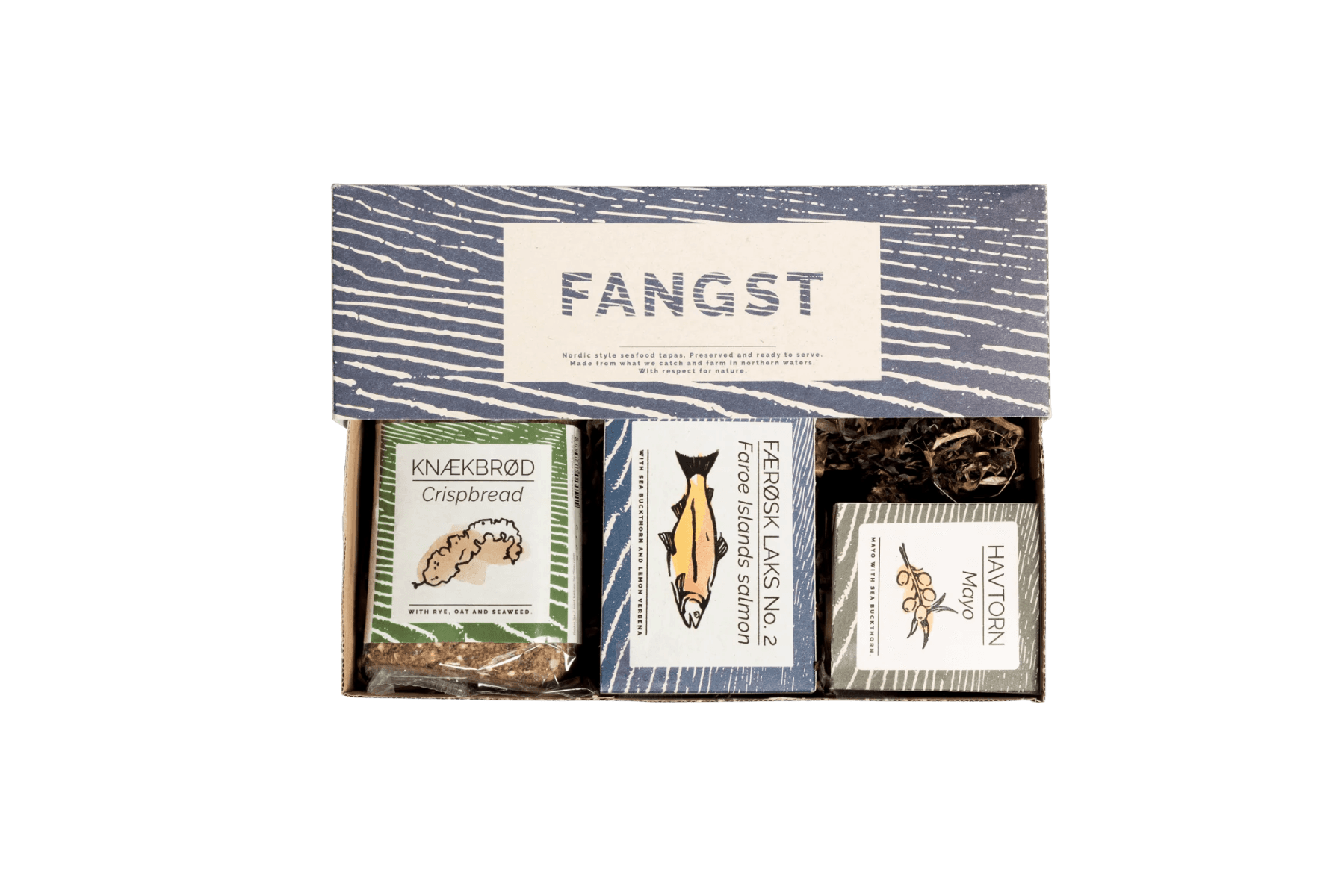 FANGST Nordic Tapas Box – Lachs & Sanddorn - 200 g