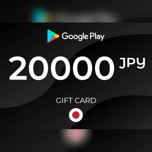 Google Play Gift Card 20000 JPY Key - JAPAN