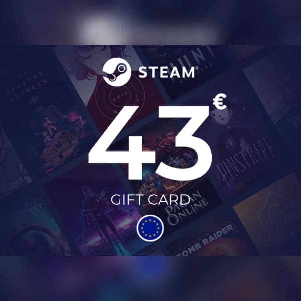Steam Wallet Gift Card 43 EUR Key - EU