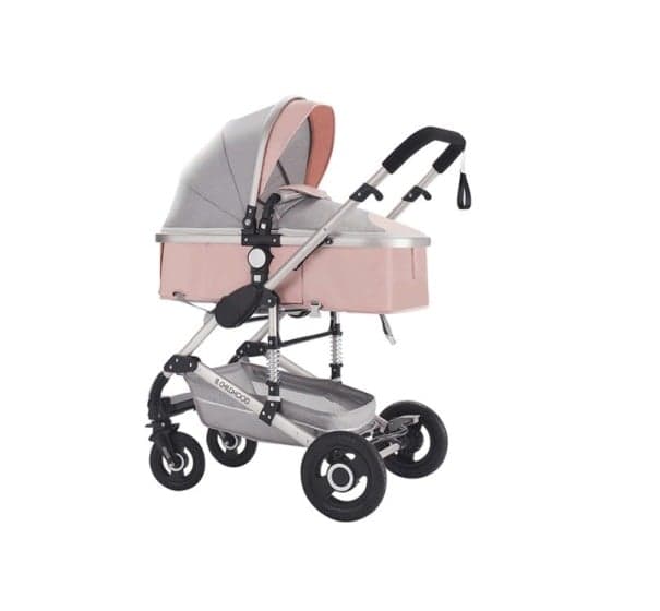 Designer-Kinderwagen altrosa