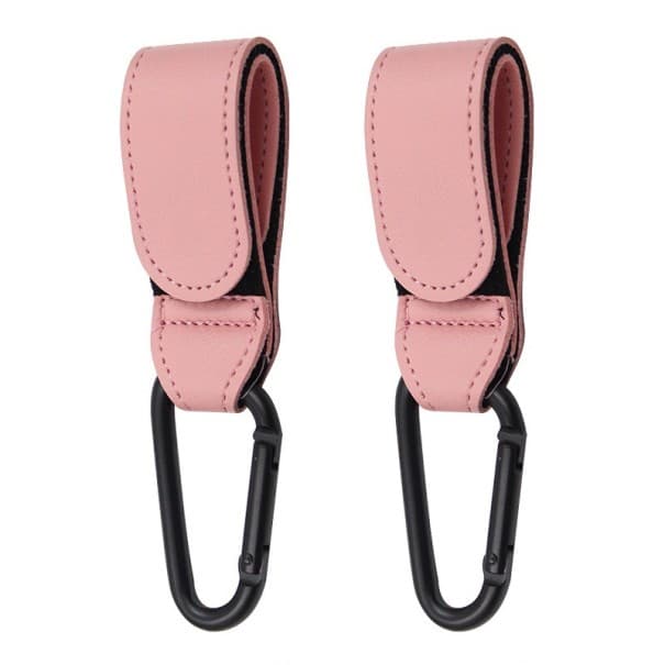 Kinderwagenhaken 2 Stück P3628 rosa