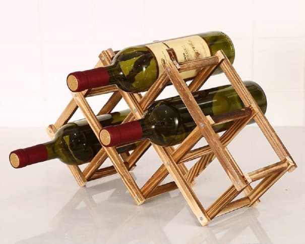 Weinregal aus Holz C75 M 2