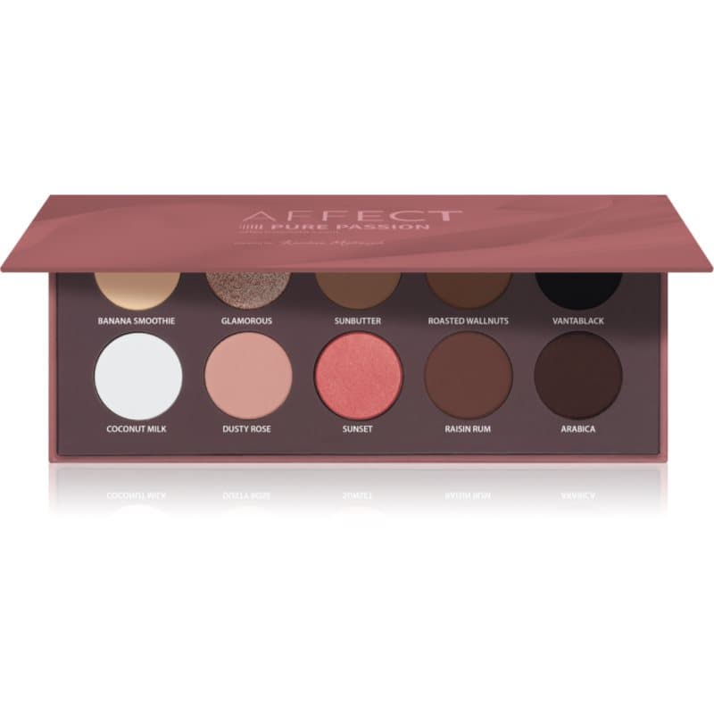 Affect Pressed Eyeshadow Palette Lidschattenpalette Farbton Pure Passion 10x2 g