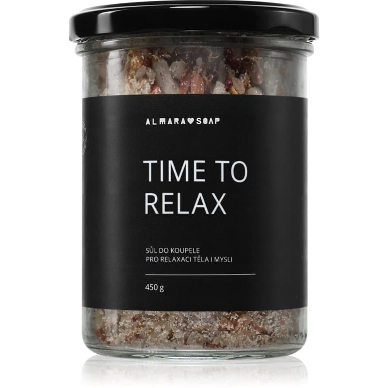 Almara Soap Bath Salt entspannendes Badesalz mit Duft Time To Relax 450 g