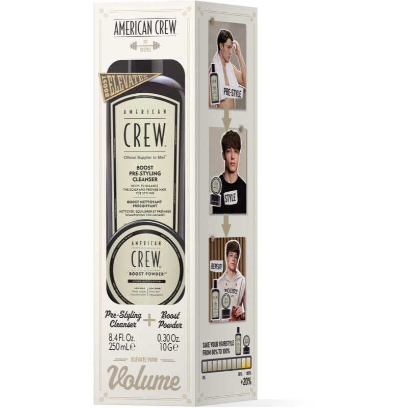 American Crew Boost Duo - Giftset Geschenkset für das Haar für Herren