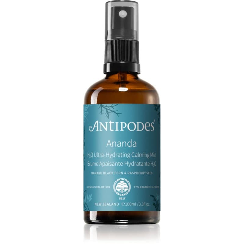Antipodes Ananda H₂O Ultra-Hydrating Calming Mist Antioxidant-Tonikum im Spray 100 ml