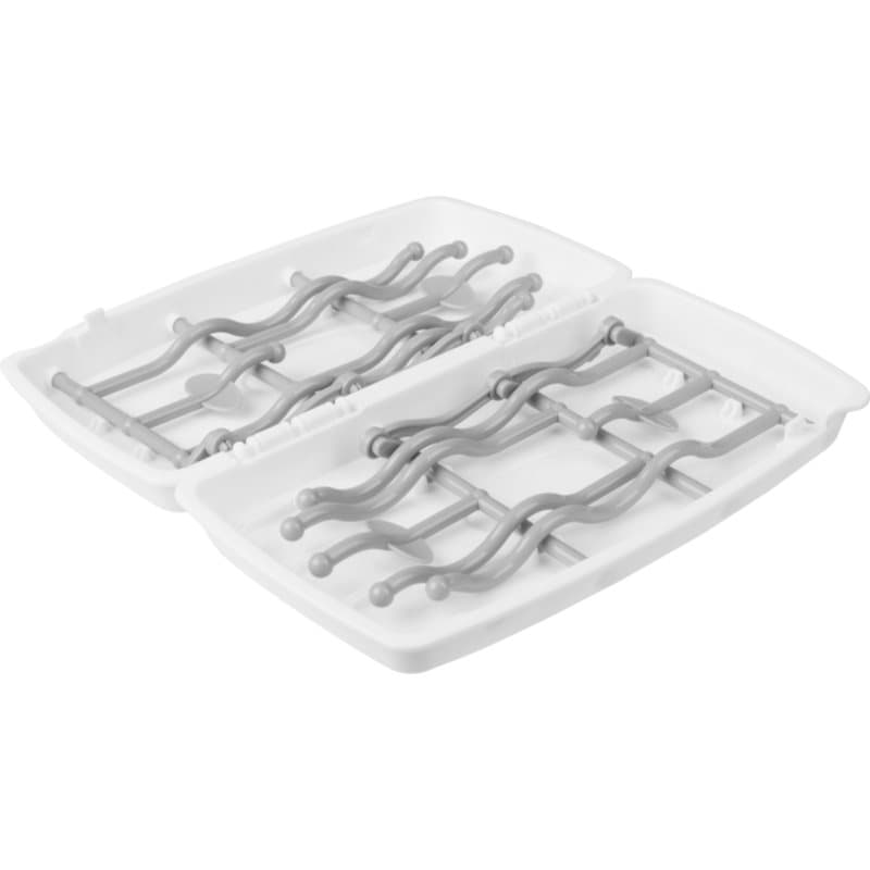 BabyOno Bottle Drying Rack Abtropfständer für Flaschen I. White 1 St.