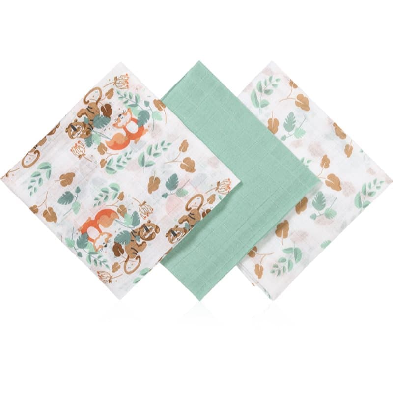 BabyOno Super Soft Mint Stoffwindeln 70x70 cm Mint 3 St.