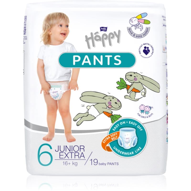 BELLA Baby Happy Pants Einweg-Windelhöschen Junior Extra 16kg+ 19 St.