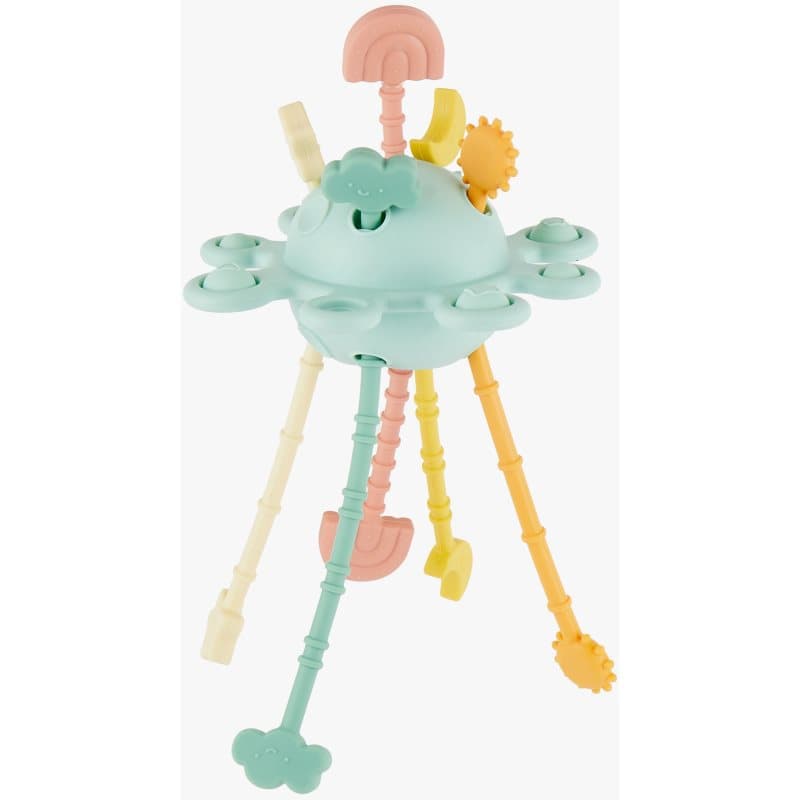 Bieco Silicone Activity Planet Activity Spielzeug 12 m+ Eucalyptus 1 St.