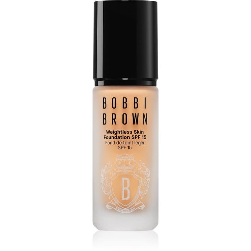 Bobbi Brown Weightless Skin Foundation SPF 15 Mini langanhaltendes mattierendes Make up mit feuchtigkeitsspendender Wirkung Farbton Honey 13 ml