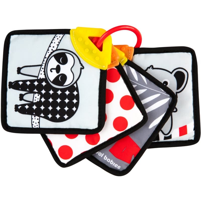 Canpol babies BabiesBoo Sensory Cards with Teether drehbares Bilderbuch mit Beißring 1 St.