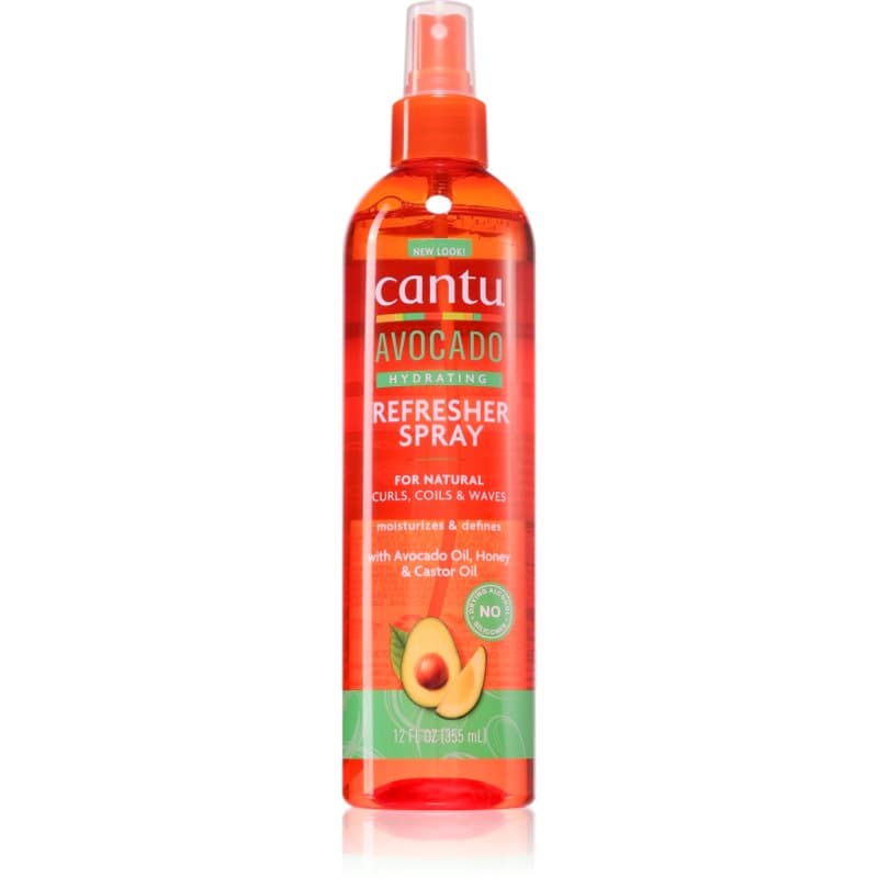 CANTU Avocado Refresher Spray feuchtigkeitsspendendes Spray für die Haare für welliges und lockiges Haar 355 ml