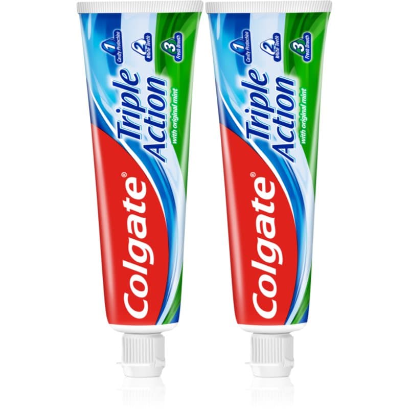 Colgate Triple Action Original Mint Zahnpasta 2x75 ml