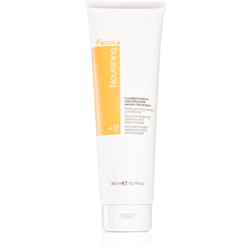 Fanola Nourishing Conditioner ohne Ausspülen für trockenes und beschädigtes Haar 300 ml