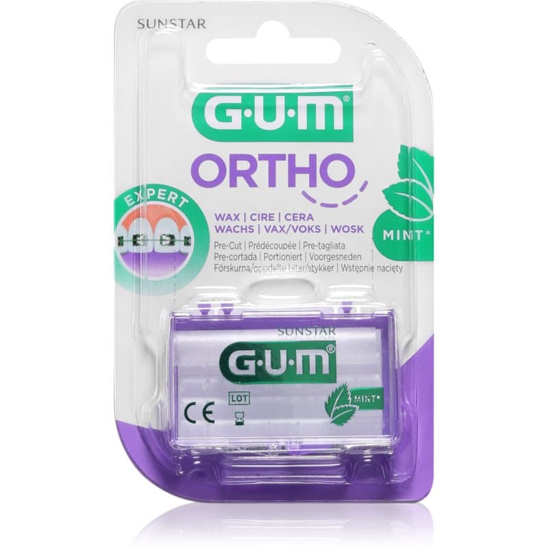 G.U.M Ortho Mint Wachs für Kieferorthopädische Geräte 5 St.