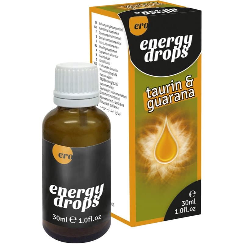 HOT ERO Energy Drops Taurin Guarana Aphrodisiakum für Frauen und Männer 30 ml