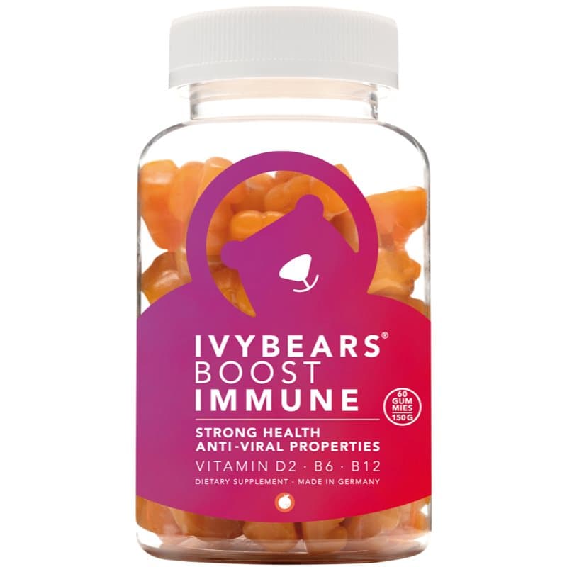 Ivy Bears Boost Immune Gummibärchen zum Kauen zur Stärkung des Immunsystems 192 g