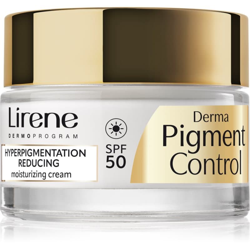 Lirene Derma Pigment Control Cream SPF 50 aufhellende feuchtigkeitsspendende Creme gegen Pigmentflecken SPF 50 50 ml