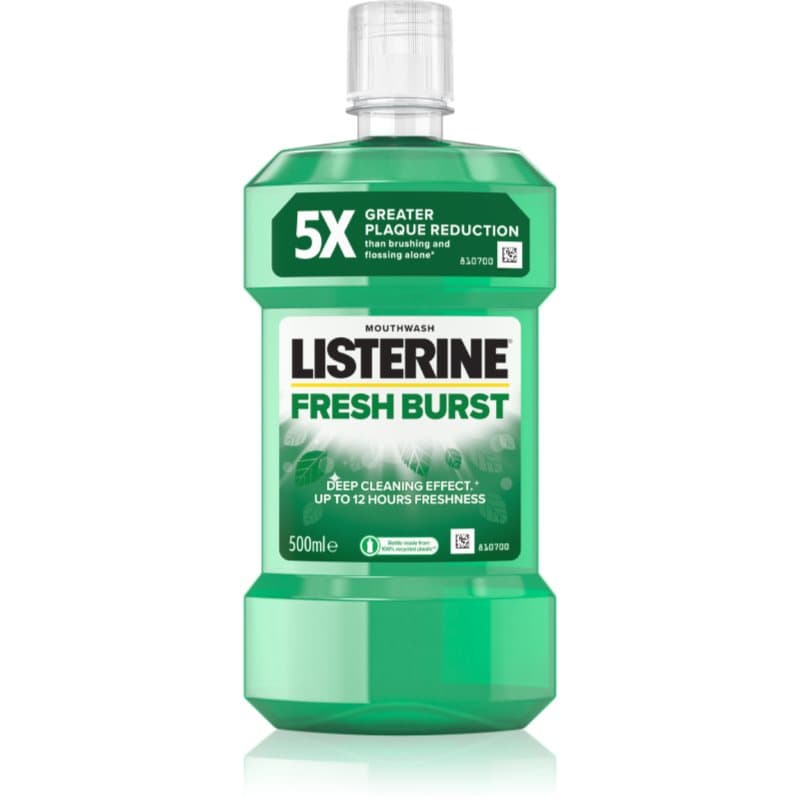 Listerine Fresh Burst Mundwasser gegen Plaque 500 ml