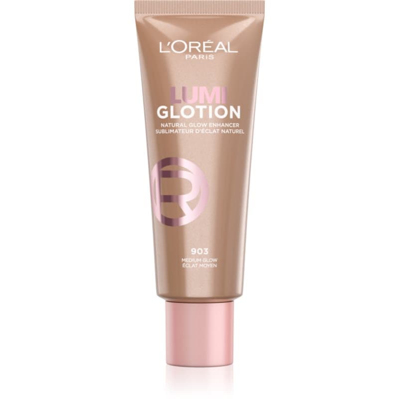 L’Oréal Paris Lumi Glotion Cremiger Highlighter mit feuchtigkeitsspendender Wirkung Farbton 903 Medium Glow 40 ml