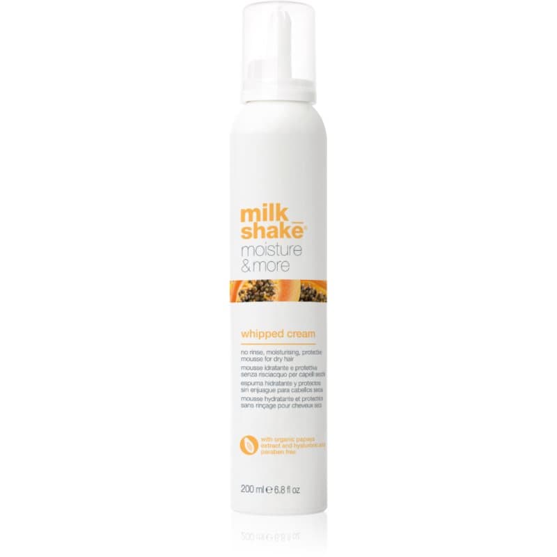 milk_shake® Moisture & More Whipped Cream leave-in hydratisierende Pflege für trockenes Haar 200 ml