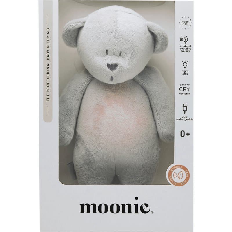 Moonie Bear 2.0 Organic Silver Schmusetuch mit Melodie 1 St.