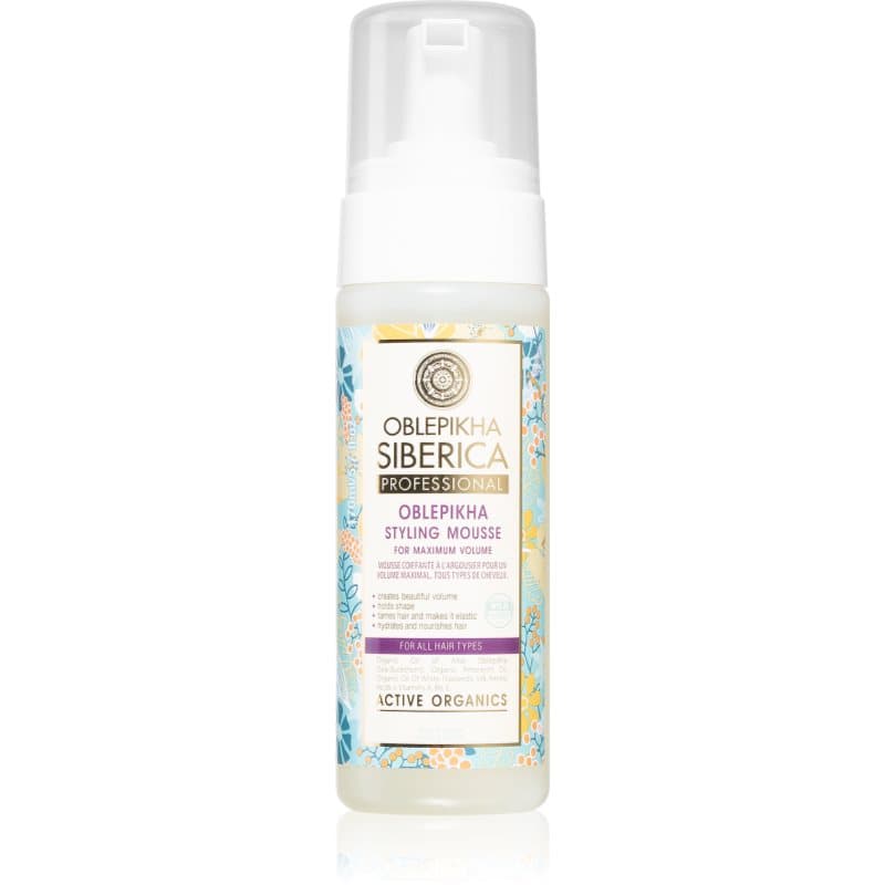 Natura Siberica Oblepikha (Sea-Buckthorn) Sanddorn-Mousse für maximales Haarvolumen 170 ml