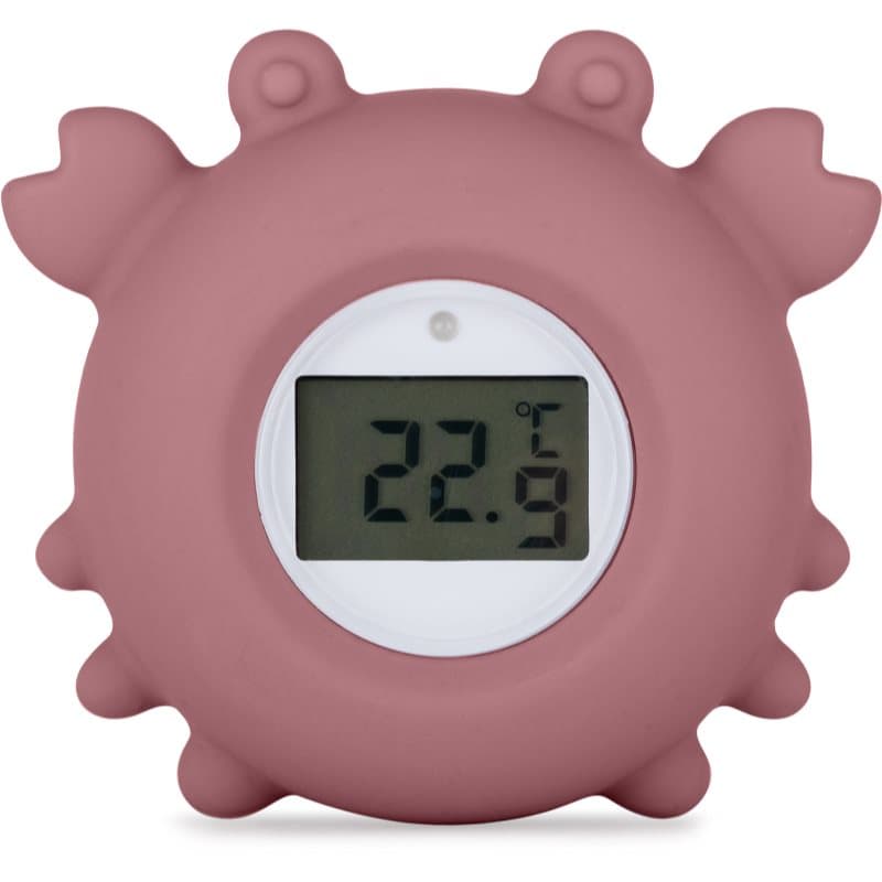Petite&Mars Digital Silicone Water Thermometer 0m+ digitales Fieberthermometer für die Badewanne Crab Caleb 1 St.