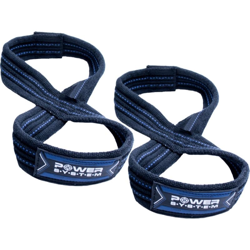 Power System Figure 8 Straps Zughilfen Farbe Blue S/M 2 St.