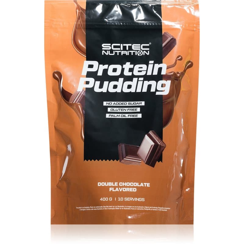 Scitec Nutrition Protein Pudding Mischung zur Zubereitung von Puddings mit Protein Geschmack Double Chocolate 400 g