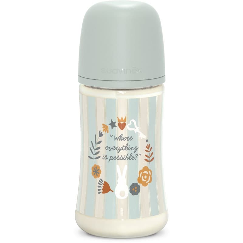 Suavinex Wonderland SX Pro Physiological Anti-Colic Babyflasche M Medium Flow 3 m+ Green 1 St.