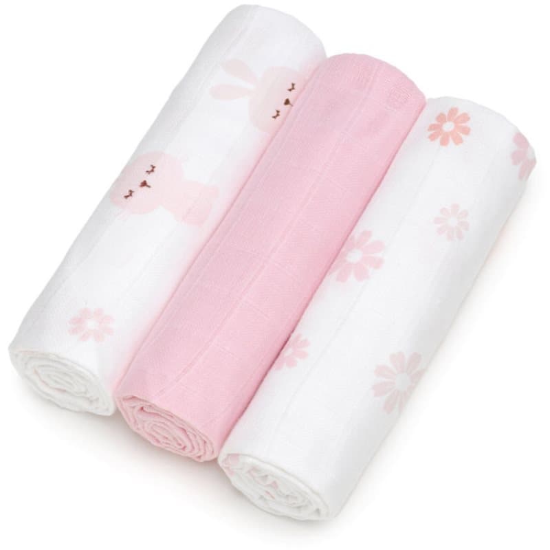 T-TOMI TETRA Cloth Diapers HIGH QUALITY Stoffwindeln Bunnies 70x70 cm 3 St.