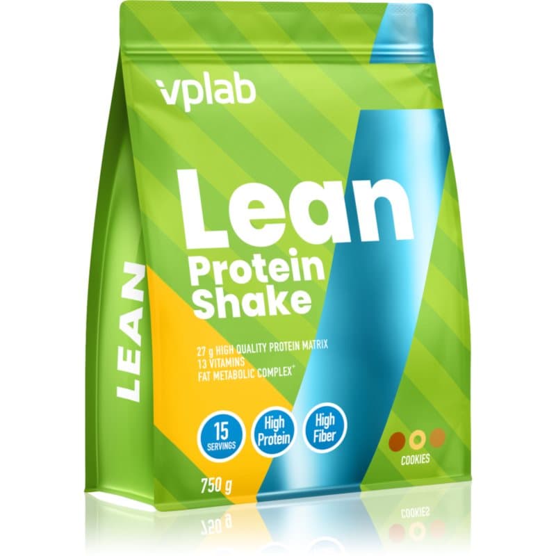 VPLab Lean Protein Shake Molkenprotein Geschmack Cookies 750 g
