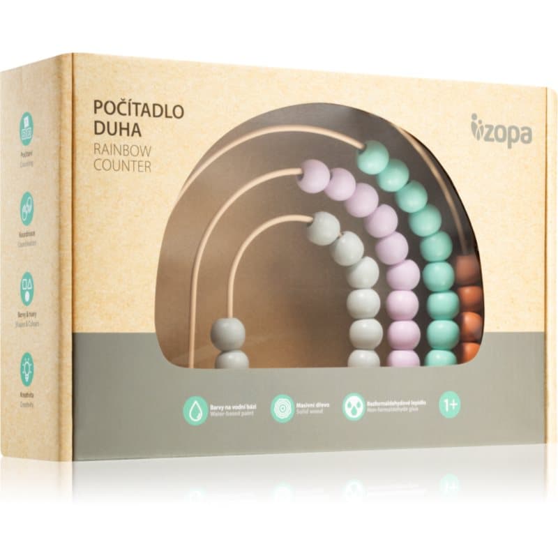 Zopa Counter Abakus aus Holz Rainbow 1 St.