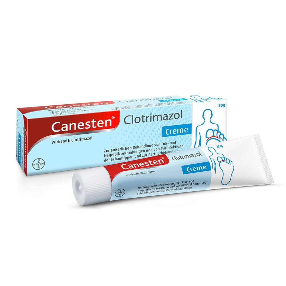 Canesten® Clotrimazol Creme zur Behandlung von Haut- und Fußpilz 30 g