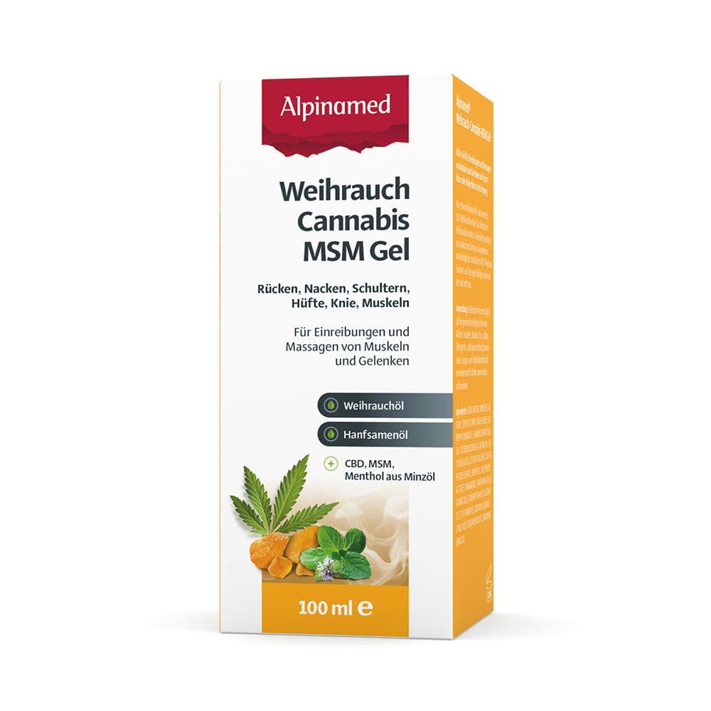 Alpinamed® Weihrauch Cannabis MSM Gel 100 ml