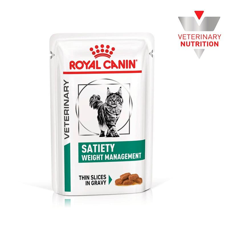 Royal Canin® Veterinary Satiety Weight Management Feuchtnahrung für Katzen Futter 12x85 g