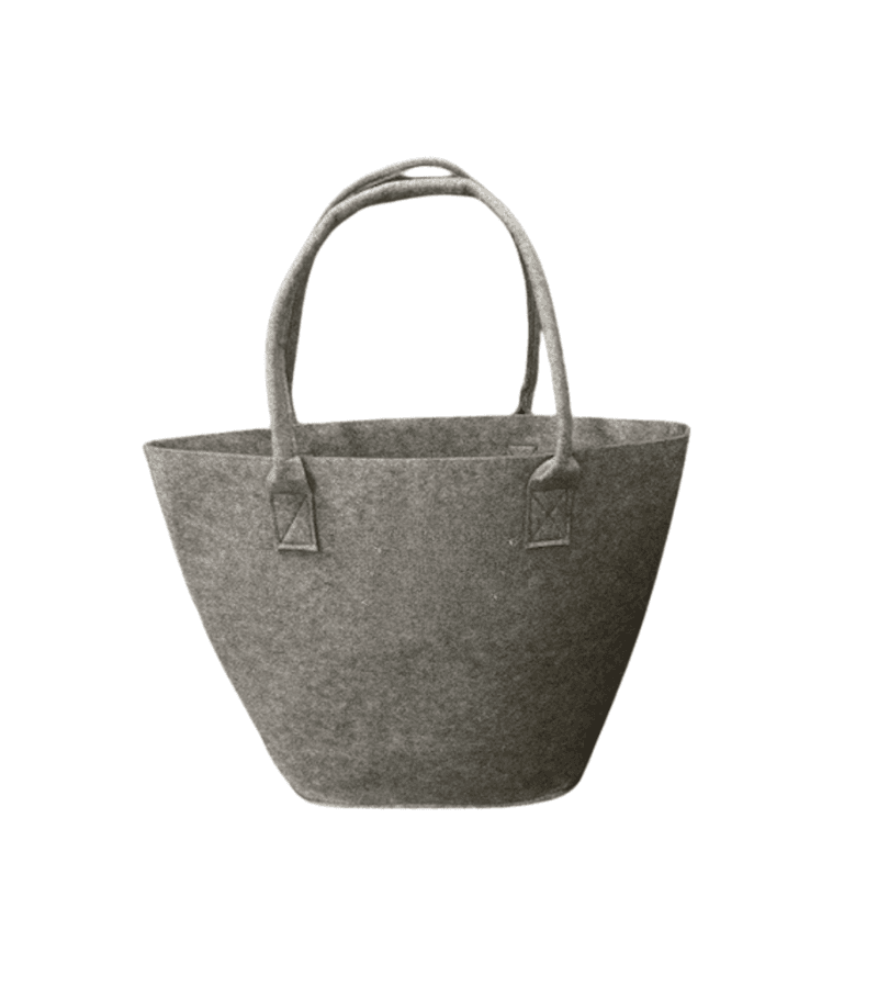 Mr Beam Shopping Bag, Filz, 28x12,5x31cm