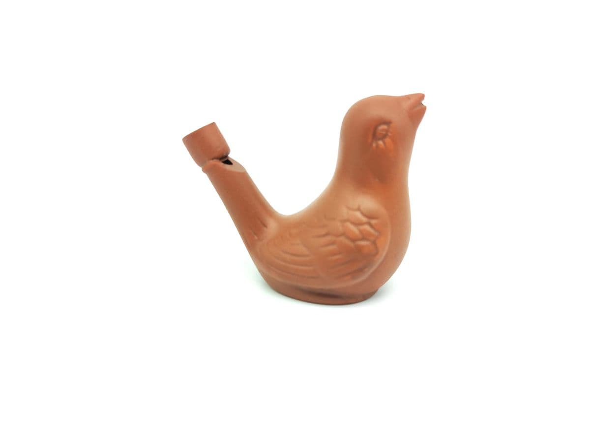 Vogelwasserpfeife aus Ton