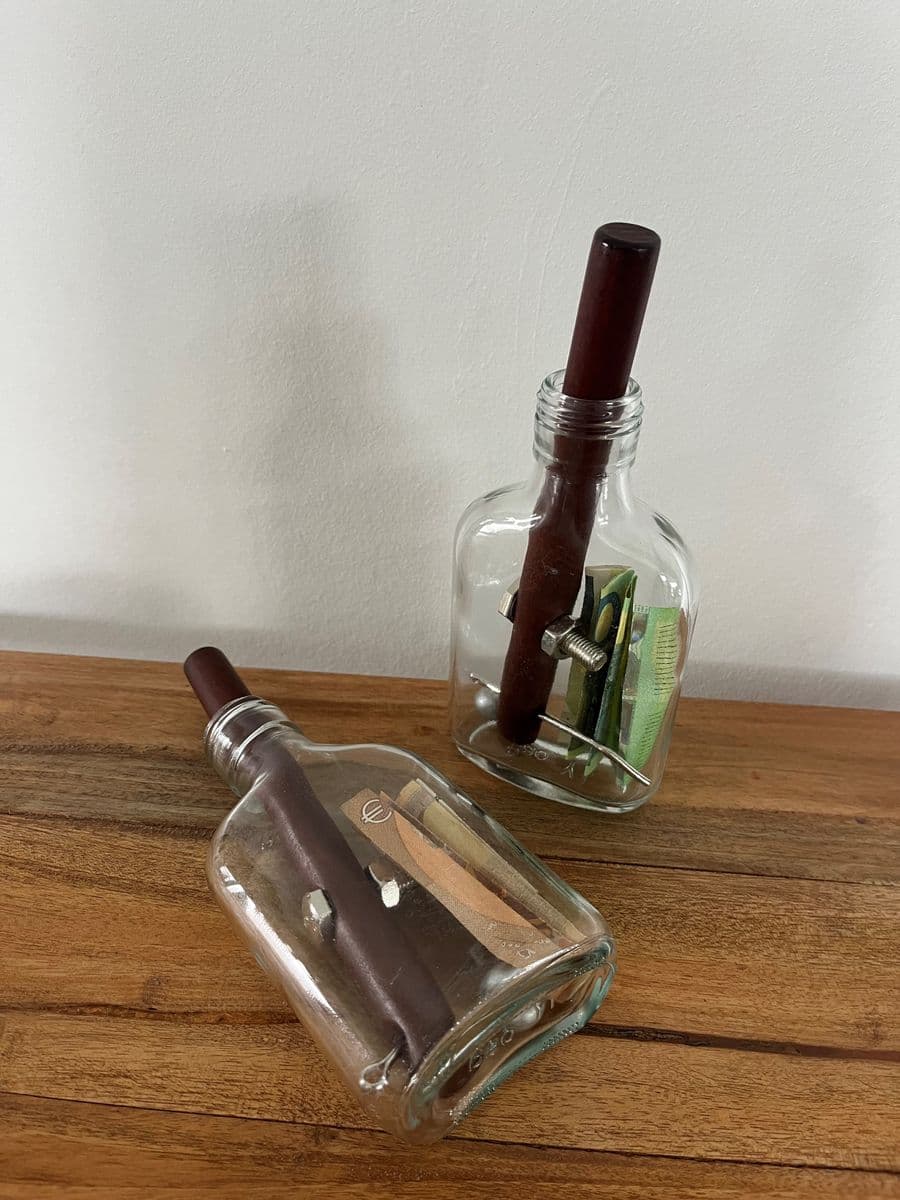 Die Zauber-Flasche - Das schwierige Knobelpuzzle - auch ideal für Geldgeschenke