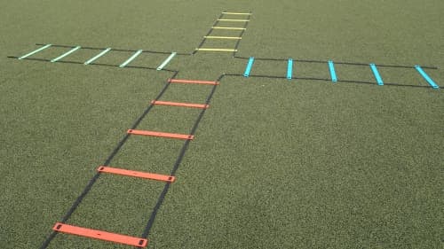 Kreuz-Koordinationsleiter - flach 4x2 m