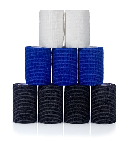 Bandage (selbsthaftend) 7,5 cm x 4,5 m - 3 Farben