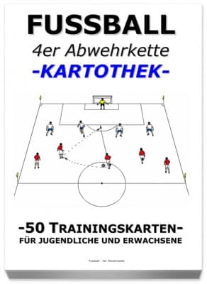 FUSSBALL Trainingskartothek - "4er Abwehrkette"